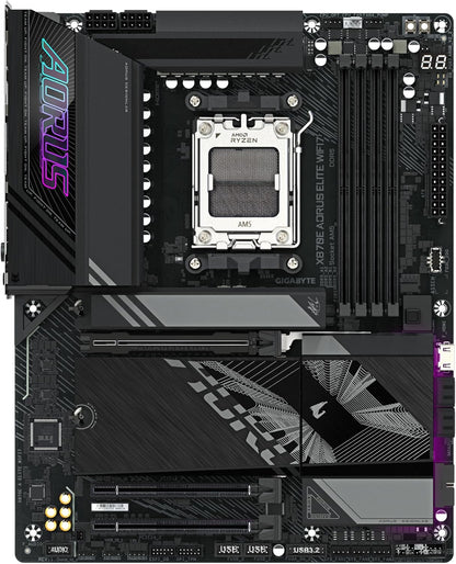 Gigabyte X870E AORUS ELITE WIFI7 Flagship AMD Ryzen AM5 ATX Motherboard (X870E AORUS ELITE WIFI7)