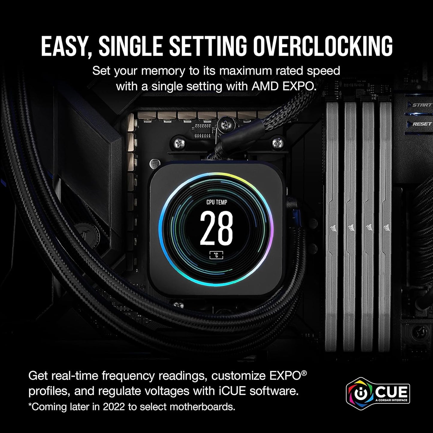 Corsair Vengeance 32GB (2x16GB) DDR5 6000MHz CL36 AMD Expo Desktop Memory - Grey (CMK32GX5M2E6000Z36)