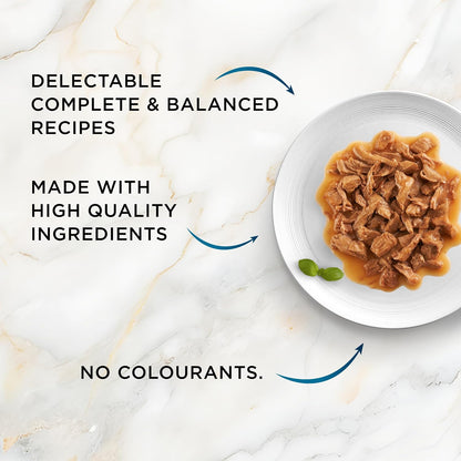GOURMET Perle Delighters Collection in Gravy Wet Cat Food – 40 x 85g