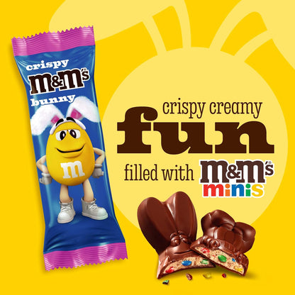 M&M’s Milk Chocolate Crispy Bunny 32-Pack – 29g Each