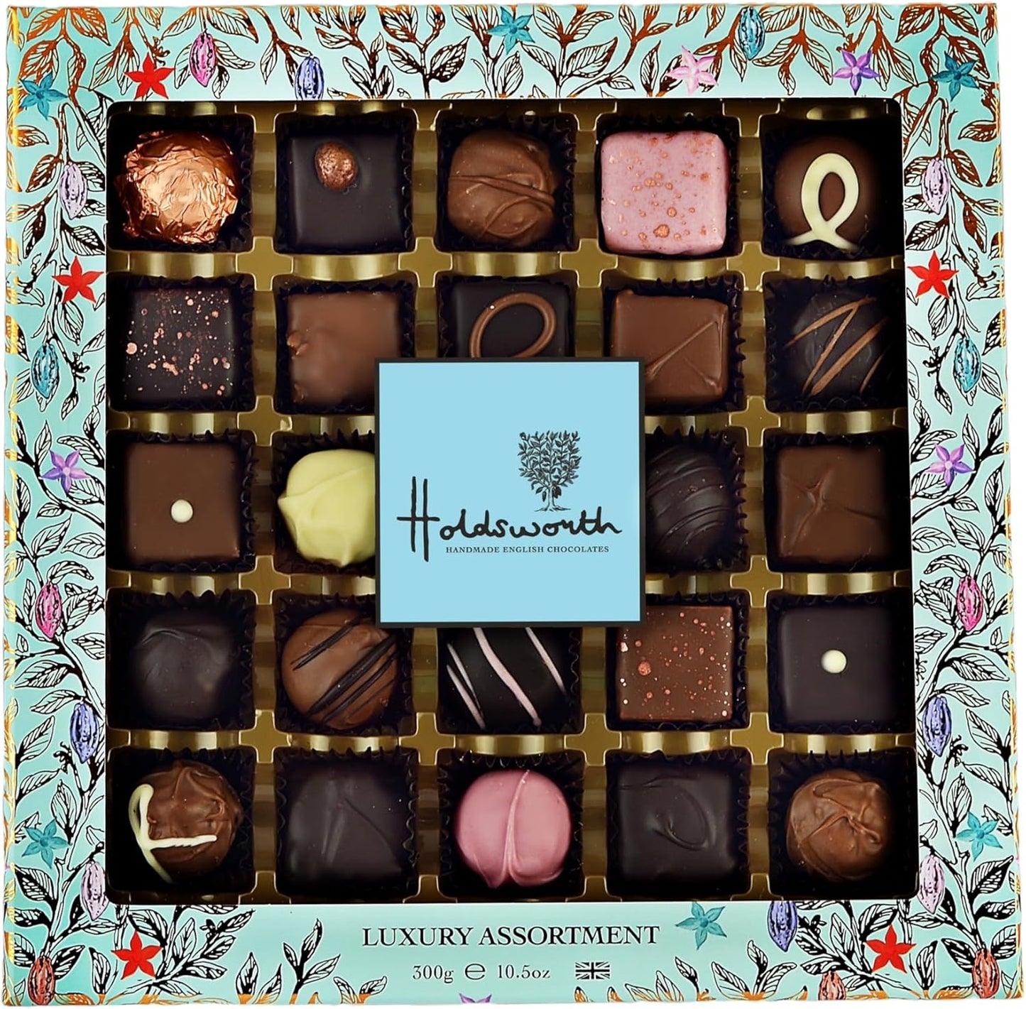 Holdsworth Chocolates Gift Box Luxury Assortment – Classic Chocolate Gift Set 300g