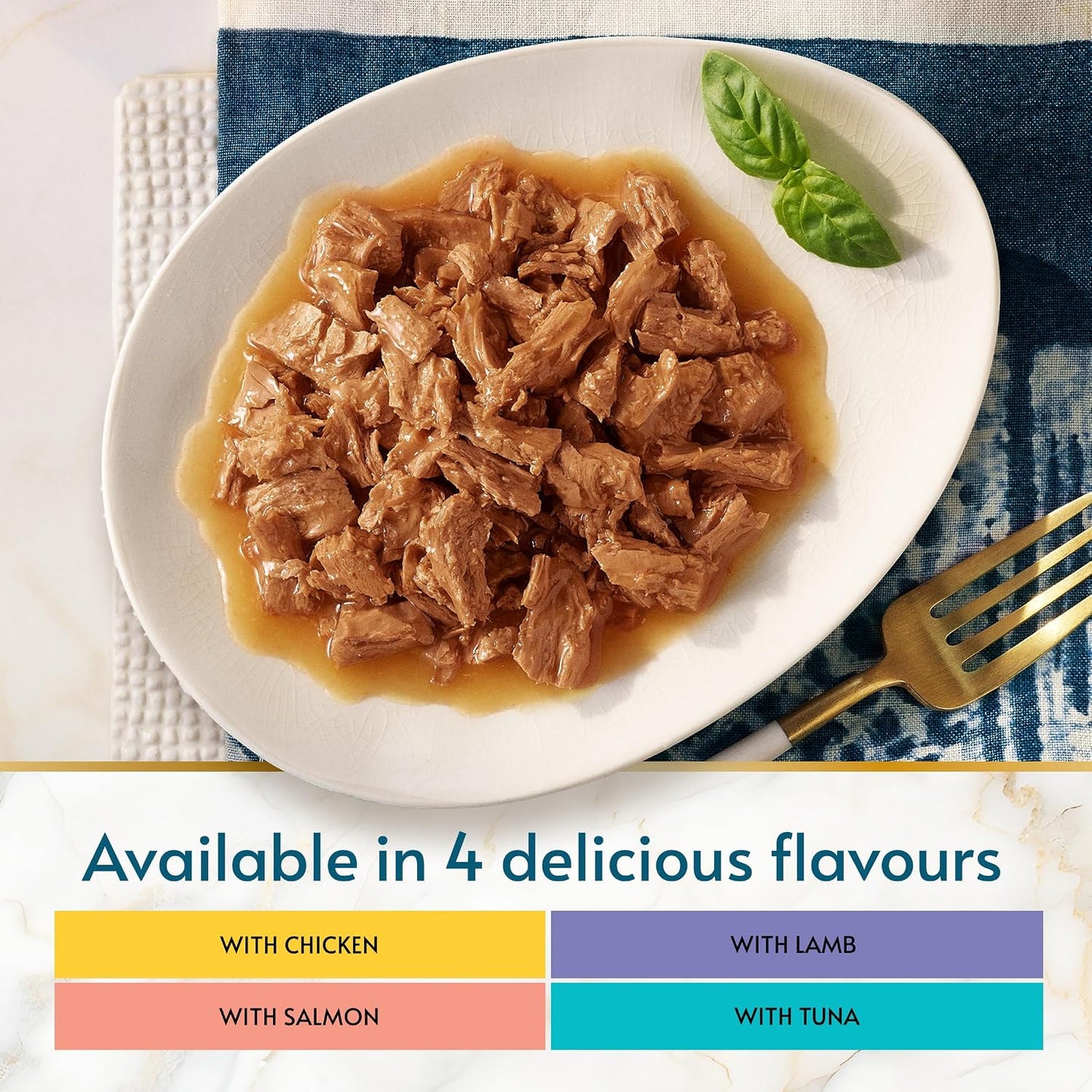 GOURMET Perle Delighters Collection in Gravy Wet Cat Food – 40 x 85g